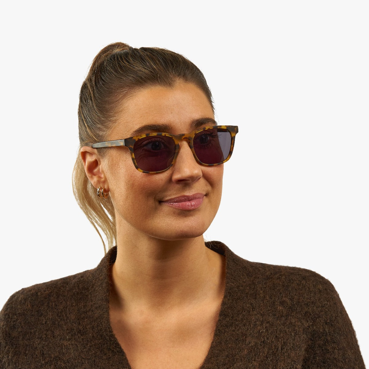 Luxreaders stylish Women's Bornholm Light Turtle Sunglasses. Made from Acetate in a Square shape.