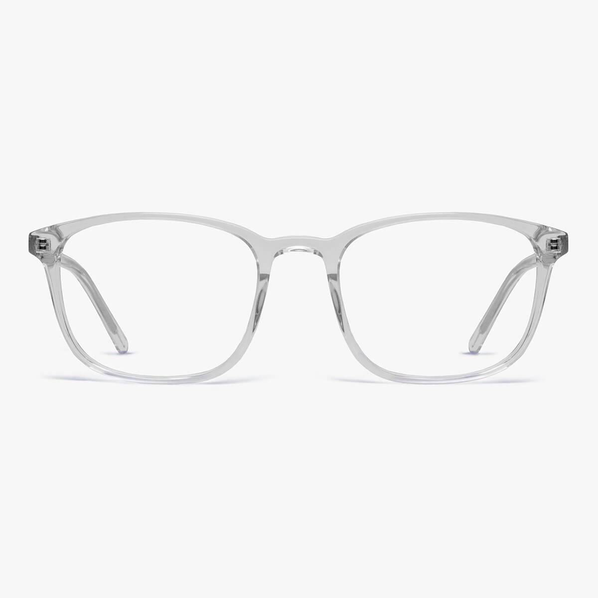 Ebeltoft Crystal White rectangular clear reading glasses