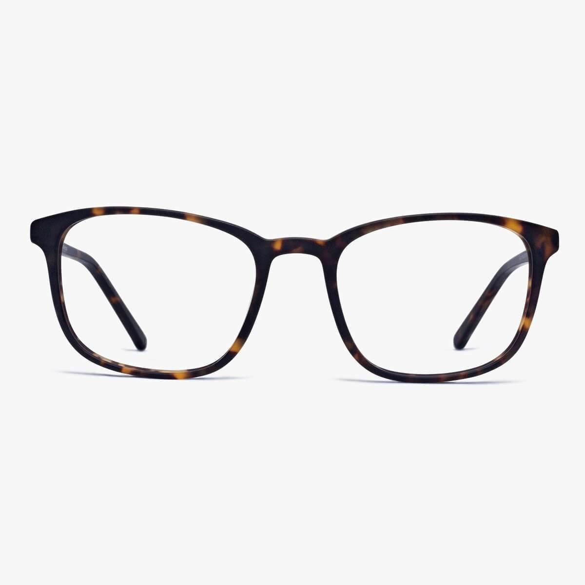 Men's Ebeltoft Dark Turtle glasses with a dark tortoiseshell frame