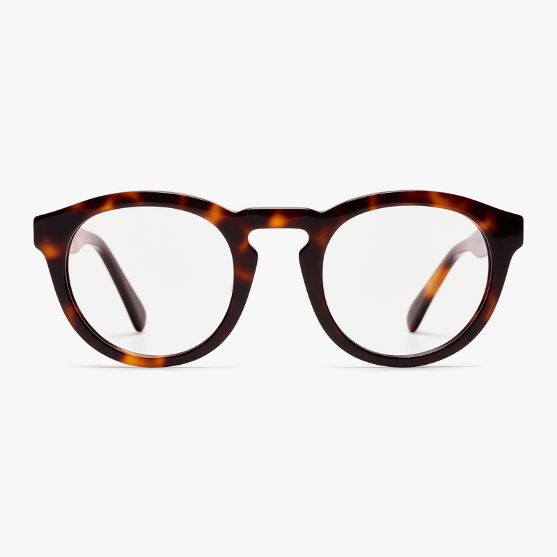 Men's Gråsten Light Turtle round tortoiseshell reading glasses
