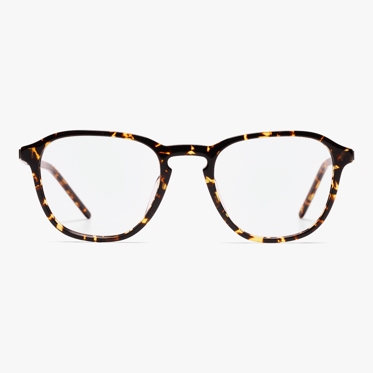 Men's Rønne Dark Turtle eyeglasses with tortoiseshell pattern