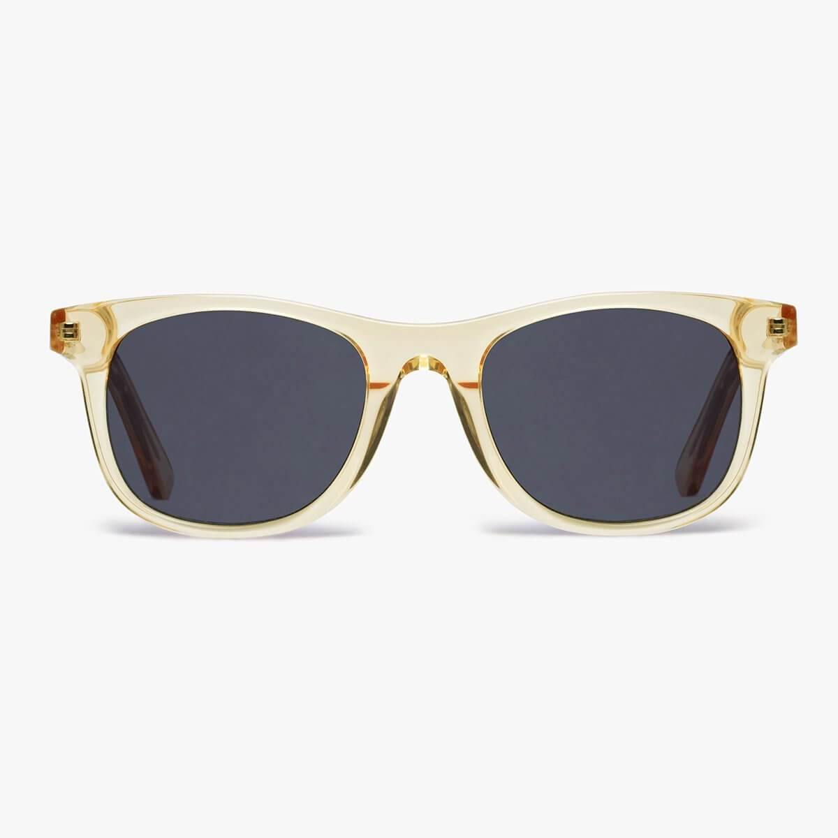 Women's Malmö Crystal Lemon sunglasses with translucent yellow frame