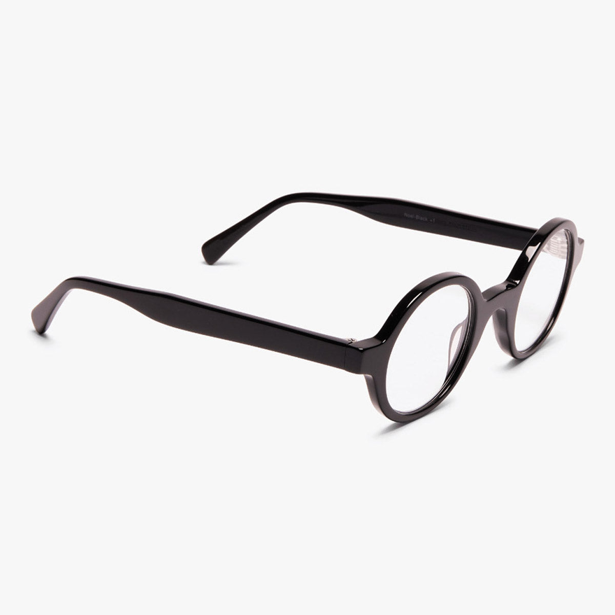Women's Tórshavn Black round glasses with black frame