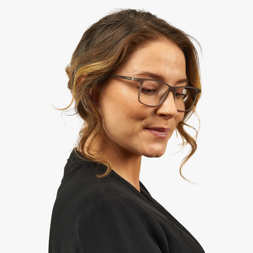Women's Hunter Grey Læsebriller - Luxreaders.dk