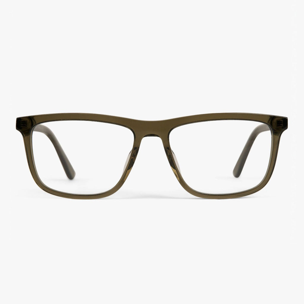 Køb Men's Adams Shiny Olive Læsebriller - Luxreaders.dk