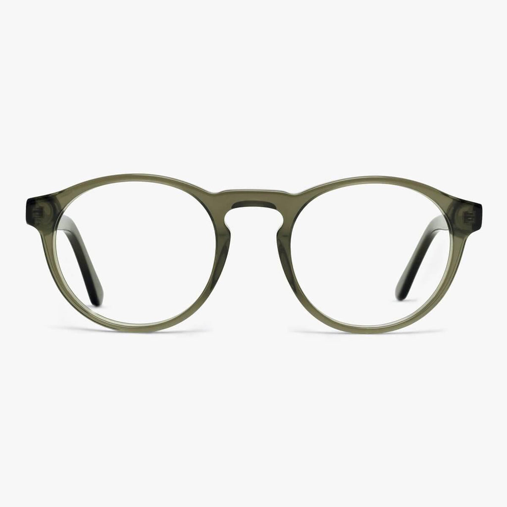 Køb Morgan Shiny Olive Læsebriller - Luxreaders.dk