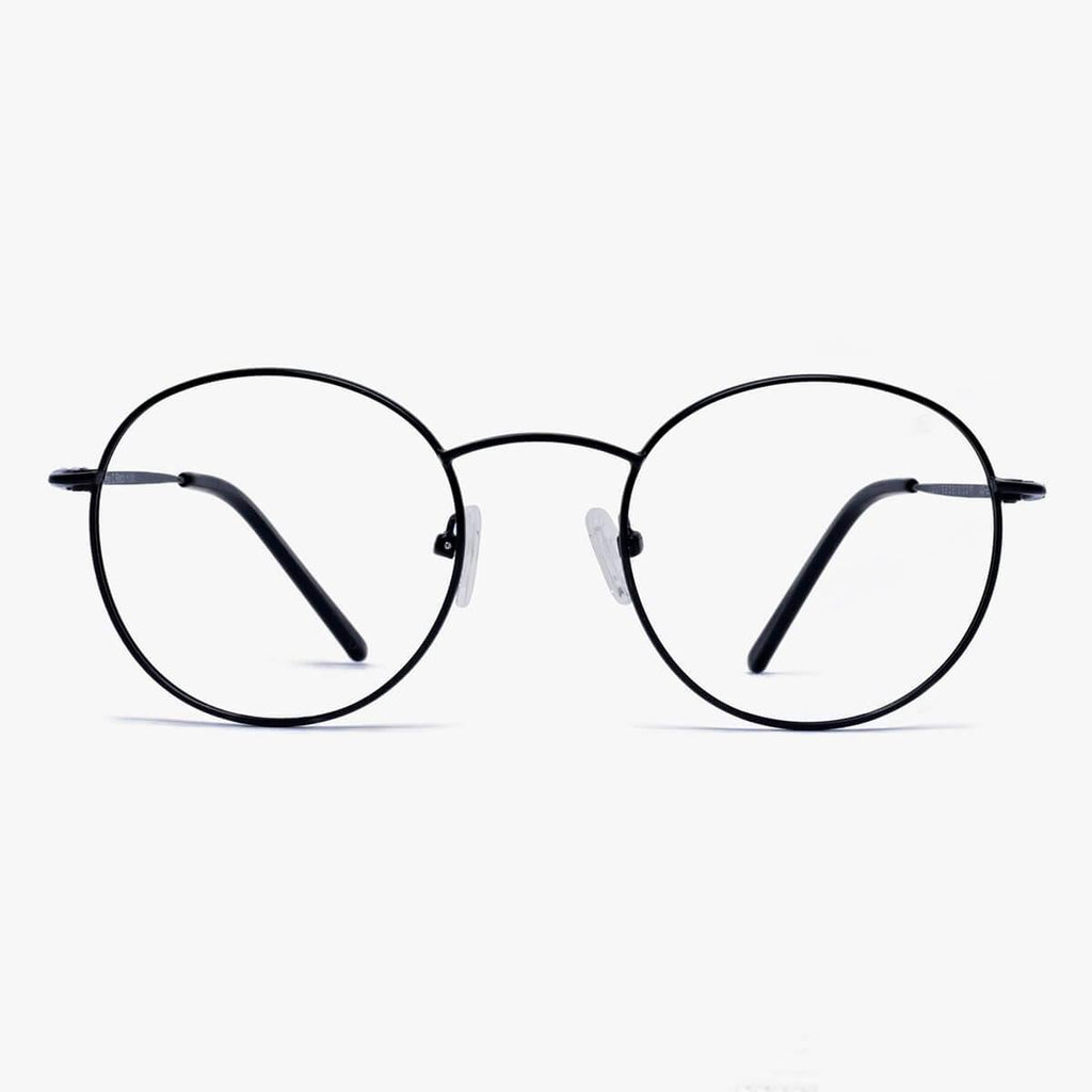 Læsebriller med en tynd sort ramme