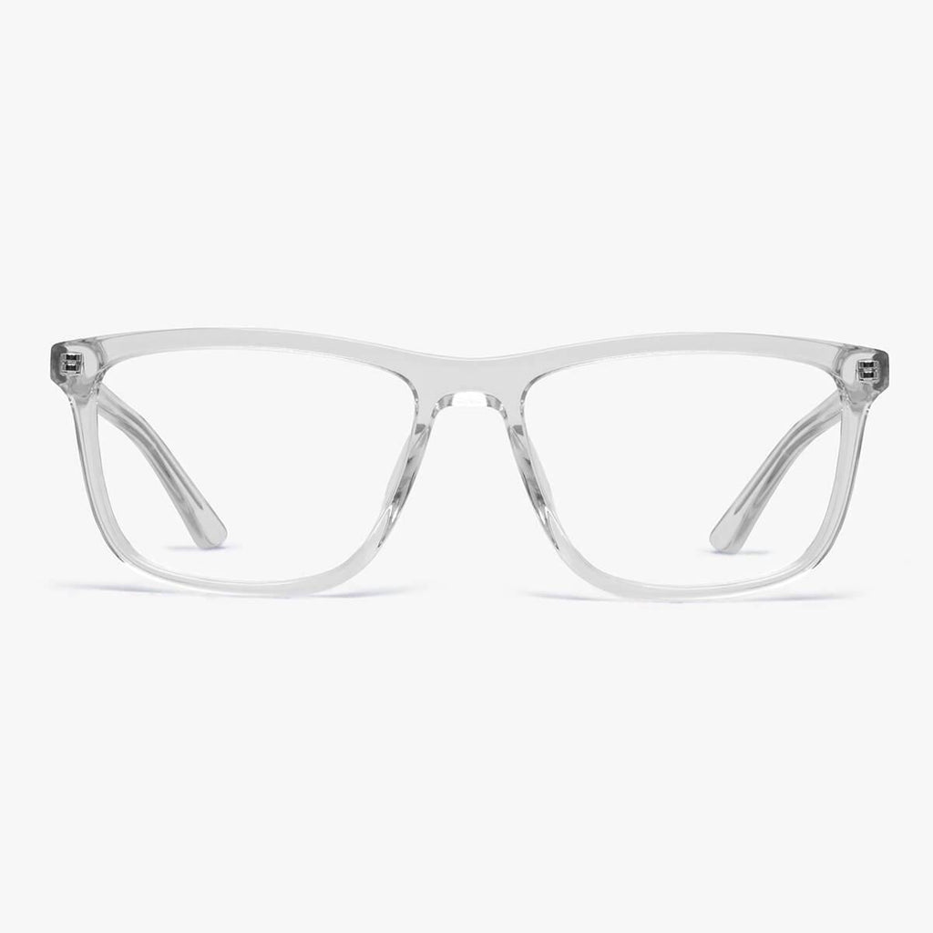 Køb Men's Adams Crystal White Blue light briller - Luxreaders.dk