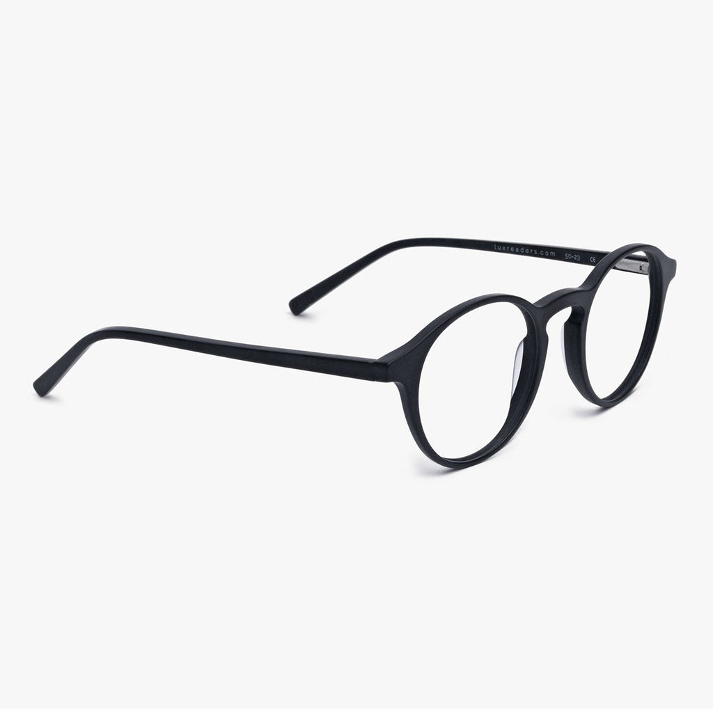 Quincy Black Læsebriller - Luxreaders.dk