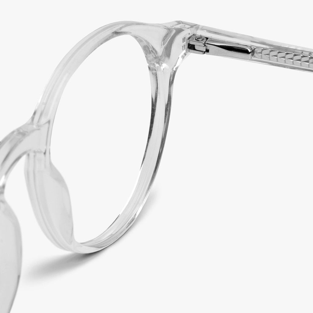 Quincy Crystal White Læsebriller - Luxreaders.dk